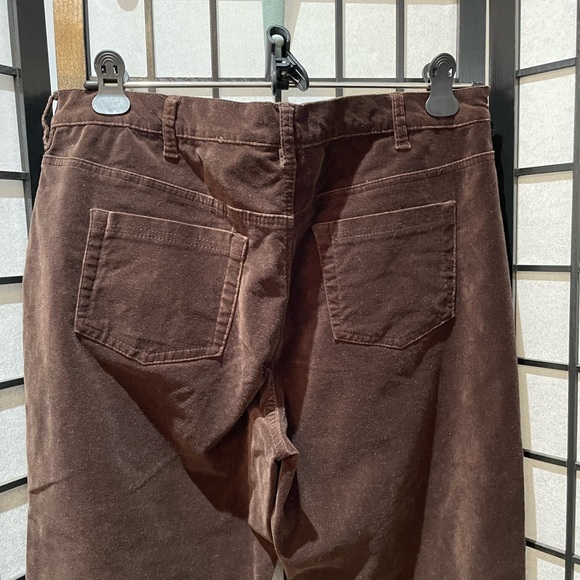 DG2  Diane Gilman Dark Brown Velvety Pants SZ 18W P - Picture 5 of 12